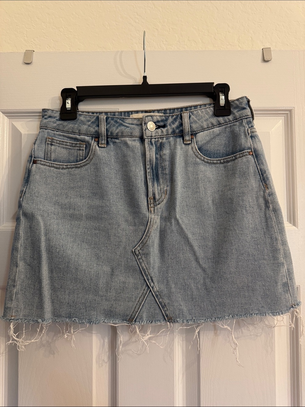 Pacsun Light Blue Denim Mini Skirt